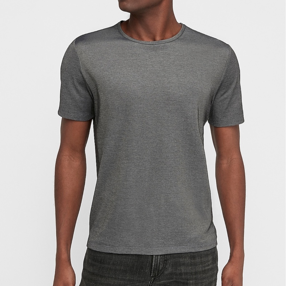Express Luxe Comfort Knit Crew Neck T-Shirt
